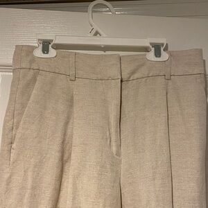 LOFT Cream Ankle Pants